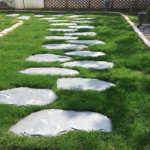 OutdoorSplitStyleAcid ResistantEco – friendlyDurableSlateRoundStepping Stone – ForGardenSidewalkAndLandscapingPaving 6