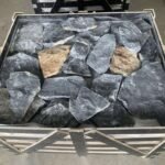 BlueGreyNaturalQuartzWall StoneCladdingRusticExteriorDecorationFacadeWall PanelTileLooseVeneer 5