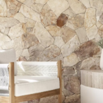 ModernBeigeNaturalStoneWallCladdingCreamLooseVeneerBoard – ForIndoorFireplaceDecorationFeatureWall 5
